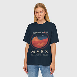 Футболка оверсайз женская Mars Adventure Camp, цвет: 3D-принт — фото 2