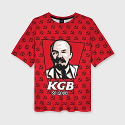 Женская футболка оверсайз KGB: So Good