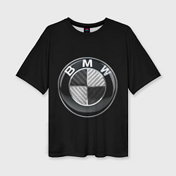 Футболка оверсайз женская BMW - emblem, цвет: 3D-принт