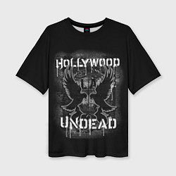 Футболка оверсайз женская Hollywood Undead: LA, цвет: 3D-принт