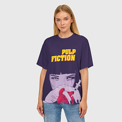 Футболка оверсайз женская Pulp Fiction: Dope Heart, цвет: 3D-принт — фото 2