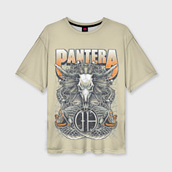 Футболка оверсайз женская Pantera: Wild Goat, цвет: 3D-принт