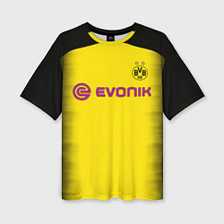 Футболка оверсайз женская BVB FC: Aubameyang Away 17/18, цвет: 3D-принт