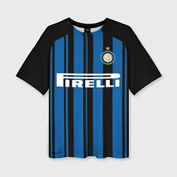 Женская футболка оверсайз Inter FC: Home 17/18