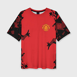 Женская футболка оверсайз FC Manchester United: Red Original