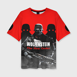 Футболка оверсайз женская Wolfenstein: The New Order, цвет: 3D-принт