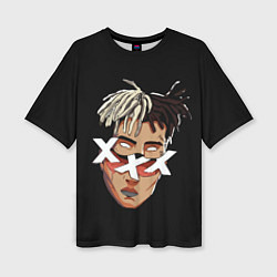 Женская футболка оверсайз XXXTentacion Head