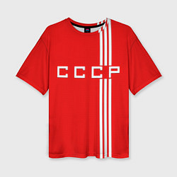Футболка оверсайз женская Cборная СССР, цвет: 3D-принт