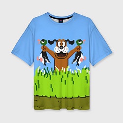 Женская футболка оверсайз Duck Hunt