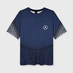 Футболка оверсайз женская Mercedes: Sport Motors, цвет: 3D-принт