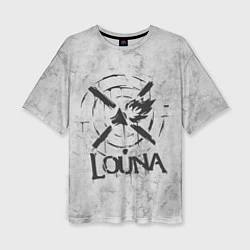 Женская футболка оверсайз Louna: Сделай громче