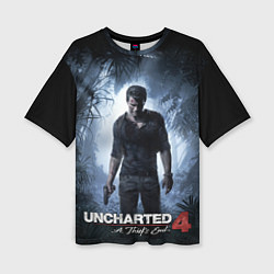 Футболка оверсайз женская Uncharted 4: A Thief's End, цвет: 3D-принт