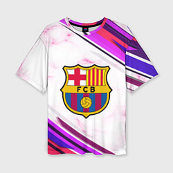 Футболка оверсайз женская Barcelona, цвет: 3D-принт