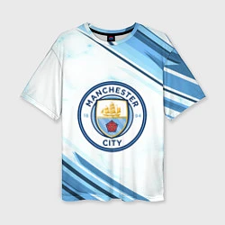 Женская футболка оверсайз Manchester city