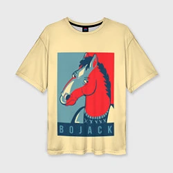 Женская футболка оверсайз BoJack Obey