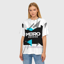 Футболка оверсайз женская Metro: Exodus Sky, цвет: 3D-принт — фото 2
