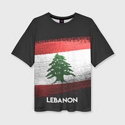 Женская футболка оверсайз Lebanon Style