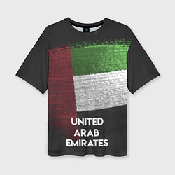 Футболка оверсайз женская United Arab Emirates Style, цвет: 3D-принт