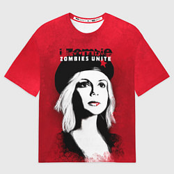 Футболка оверсайз женская Zombies Unite - Оливия Мур, цвет: 3D-принт