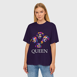 Футболка оверсайз женская Queen: Fan Art, цвет: 3D-принт — фото 2