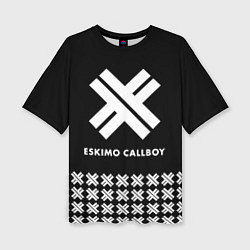 Футболка оверсайз женская Eskimo Callboy: Cross, цвет: 3D-принт