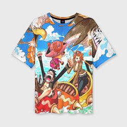 Женская футболка оверсайз One Piece