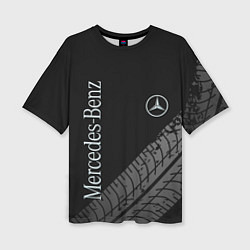 Футболка оверсайз женская Mercedes AMG: Street Style, цвет: 3D-принт