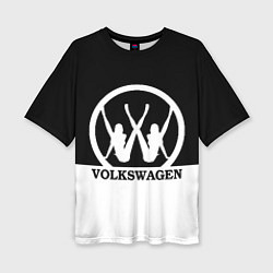 Футболка оверсайз женская Volkswagen girls, цвет: 3D-принт
