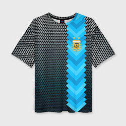 Женская футболка оверсайз Аргентина форма