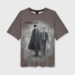 Футболка оверсайз женская Sherlock, цвет: 3D-принт