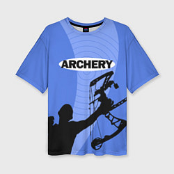 Женская футболка оверсайз Archery