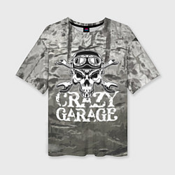 Футболка оверсайз женская Crazy garage, цвет: 3D-принт