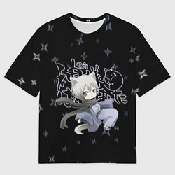 Женская футболка оверсайз ОЧЕНЬ ПРИЯТНО БОГ!