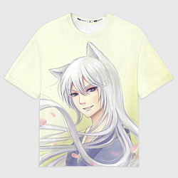 Футболка оверсайз женская Лис Томоэ, цвет: 3D-принт