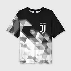 Футболка оверсайз женская JUVENTUS, цвет: 3D-принт