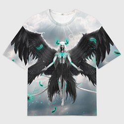 Женская футболка оверсайз Bleach anime art