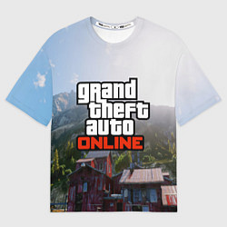 Футболка оверсайз женская GTA Online, цвет: 3D-принт