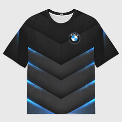 Футболка оверсайз женская BMW, цвет: 3D-принт