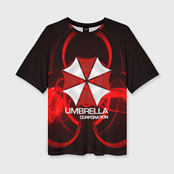 Футболка оверсайз женская Umbrella Corp, цвет: 3D-принт