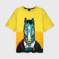 Футболка оверсайз женская BoJack Horseman, цвет: 3D-принт