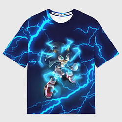 Футболка оверсайз женская СОНИК, цвет: 3D-принт