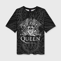 Футболка оверсайз женская QUEEN, цвет: 3D-принт