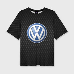 Женская футболка оверсайз Volkswagen Logo