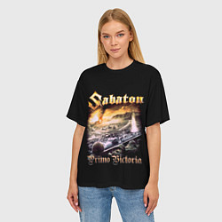 Футболка оверсайз женская SABATON, цвет: 3D-принт — фото 2