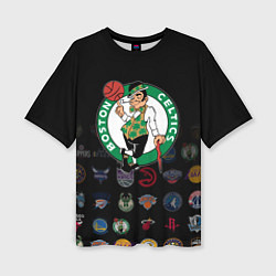 Женская футболка оверсайз Boston Celtics 1