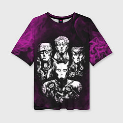 Женская футболка оверсайз JOJOS BIZARRE ADVENTURE