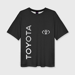 Женская футболка оверсайз Toyota CARBON