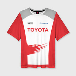 Футболка оверсайз женская Toyota Driver, цвет: 3D-принт