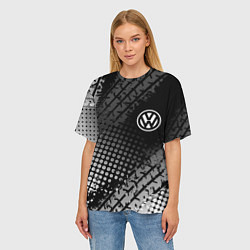 Футболка оверсайз женская Volkswagen, цвет: 3D-принт — фото 2
