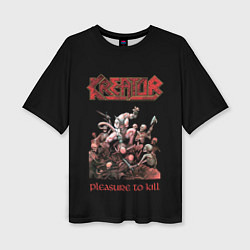 Женская футболка оверсайз Kreator